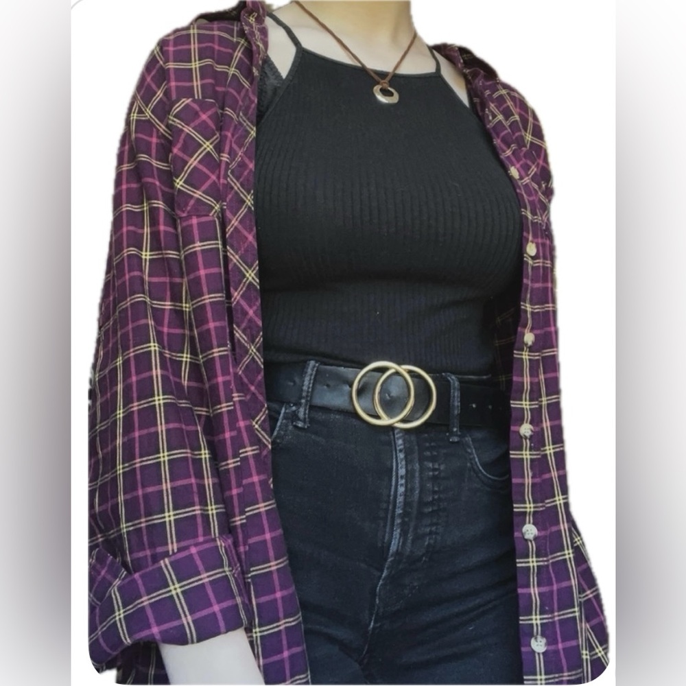 vintage L.L. Bean lightweight plaid button-down shirt